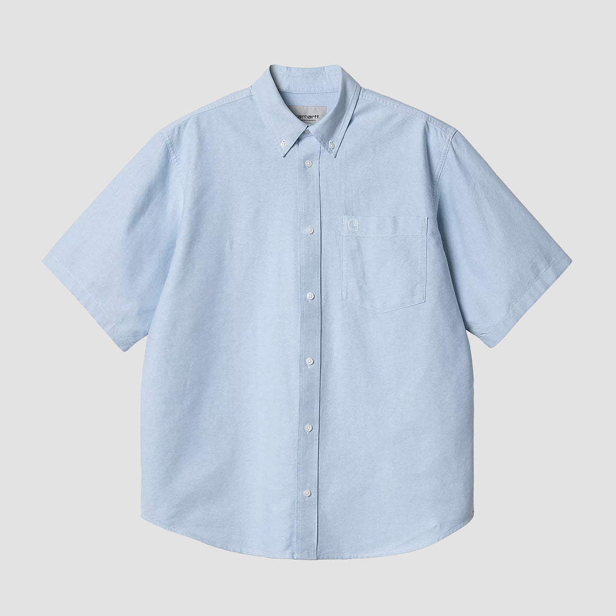 Carhartt WIP Braxton Short Sleeve Shirt Bleach/Wax