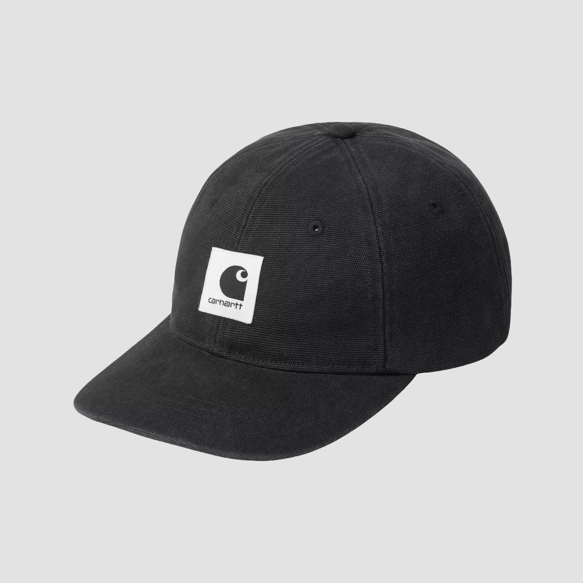 Carhartt WIP Canvas Cap Black Stone Washed