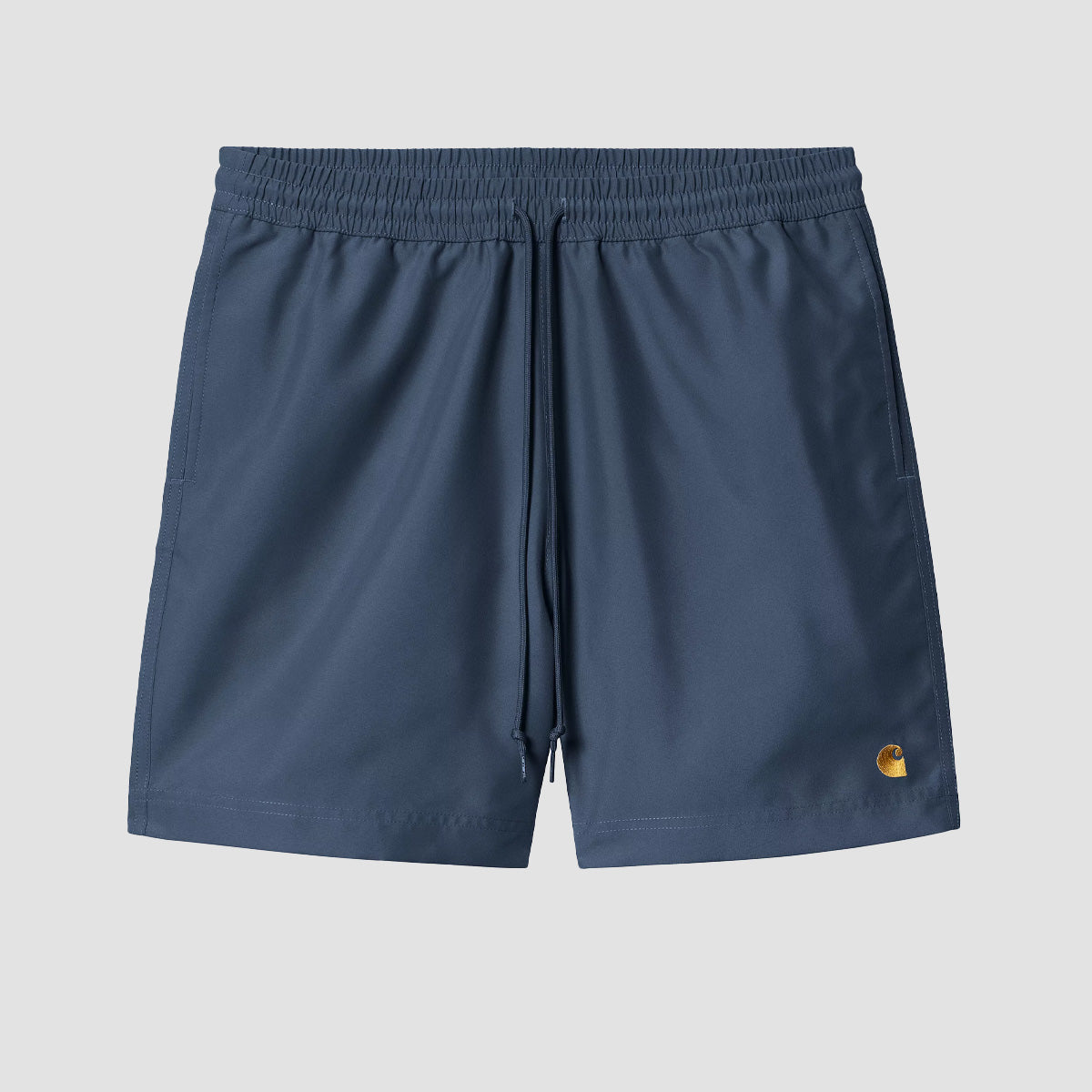 Carhartt WIP Chase Swim Trunks Dusky Blue/Gold