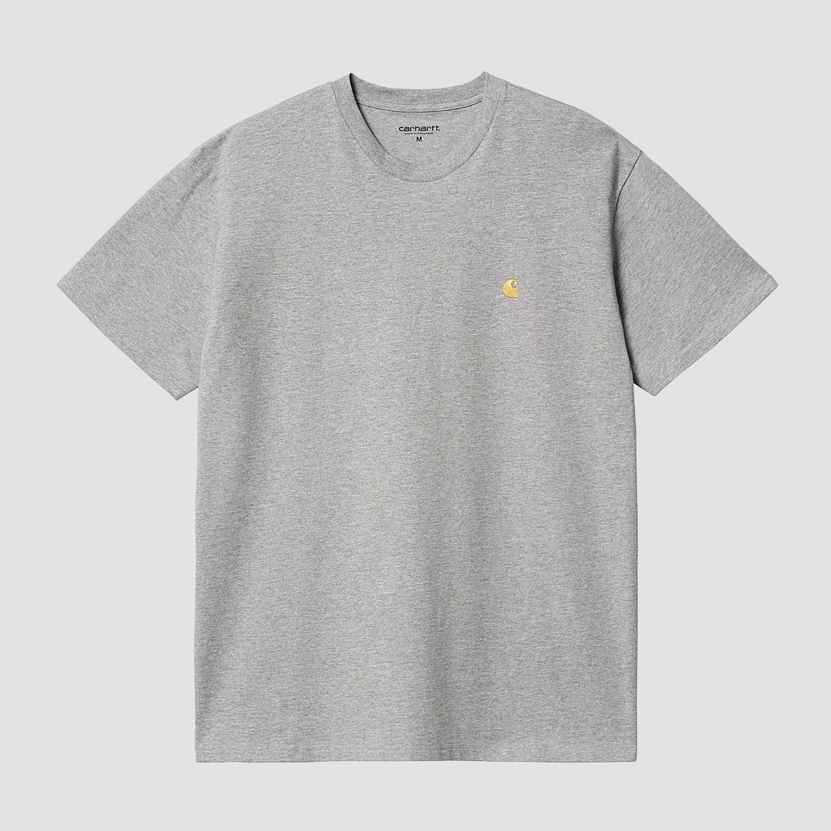 Carhartt WIP Chase T-Shirt Grey Heather/Gold