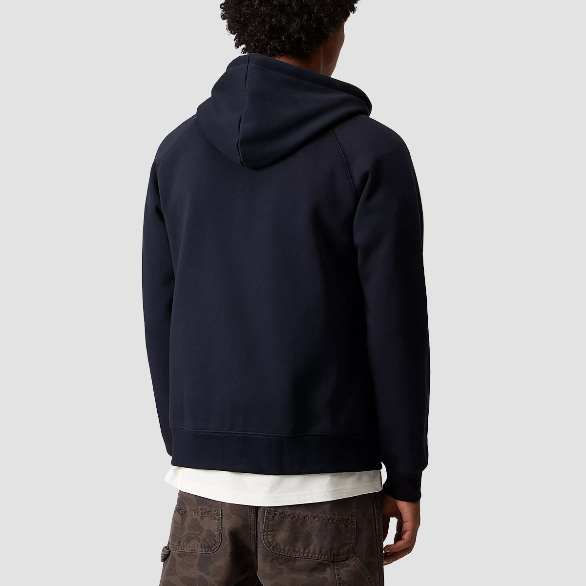 Carhartt WIP Chase Zip Hoodie Dark Navy/Gold