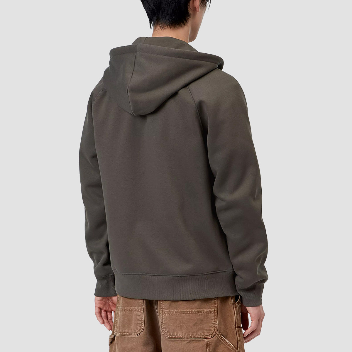 Carhartt WIP Chase Zip Hoodie Shungite/Gold