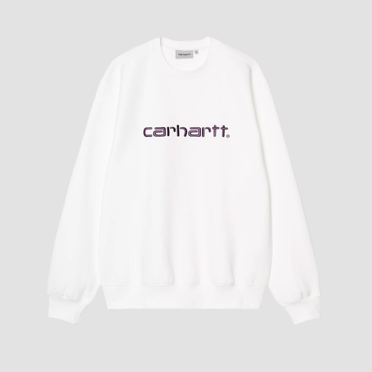 Carhartt WIP Crew Sweatshirt White/Huckleberry