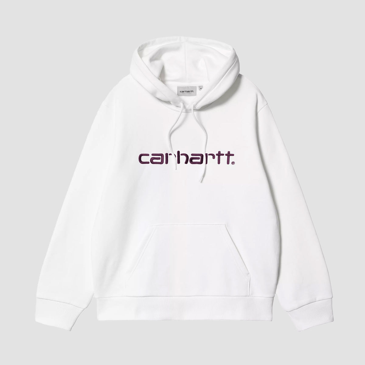 Carhartt WIP Hooded Pullover Hoodie White/Huckleberry