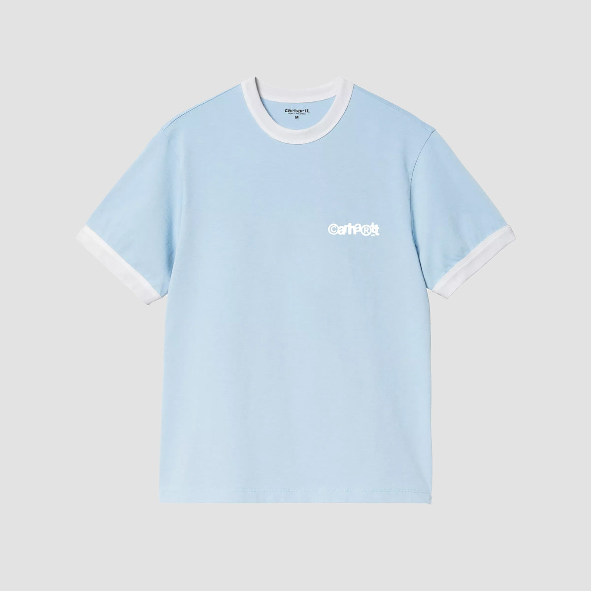 Carhartt WIP Ip Ringer T-Shirt Icaria/White/White