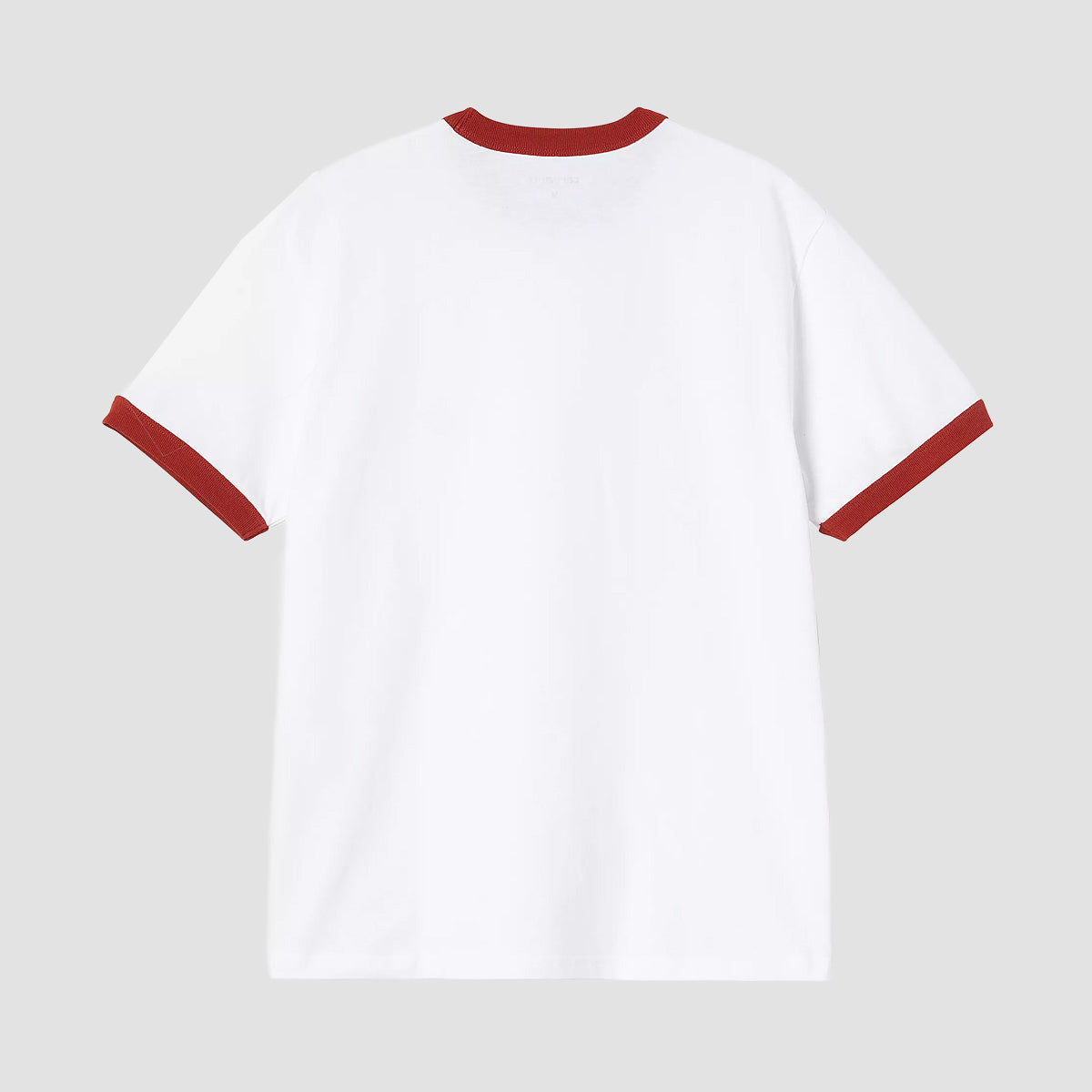 Carhartt WIP Ip Ringer T-Shirt White/Red/Red