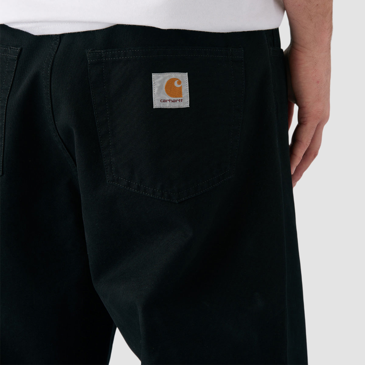 Carhartt WIP Landon Loose Fit Pants Black Rinsed