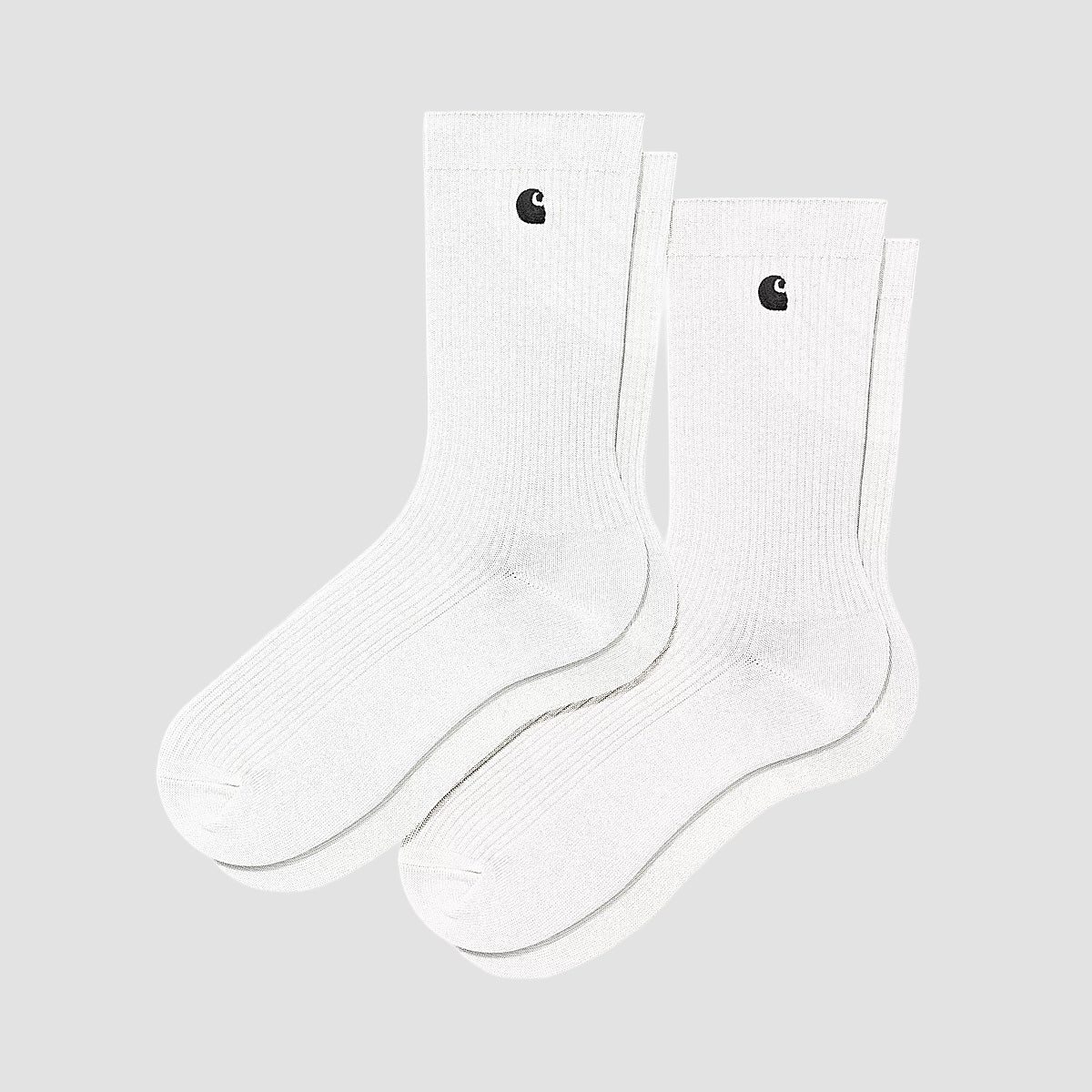 Carhartt WIP Madison Socks 2 Pack White/Black