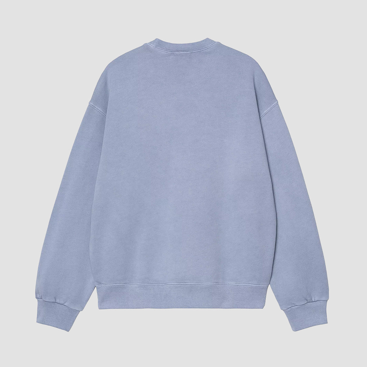 Carhartt WIP Nelson Crew Sweatshirt Gentle Blue Garment Dyed