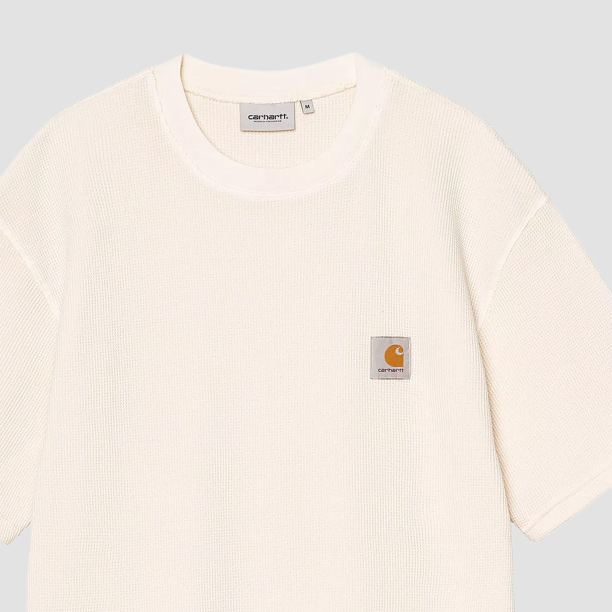 Carhartt WIP Nelson Waffle T-Shirt Natural Garment Dyed