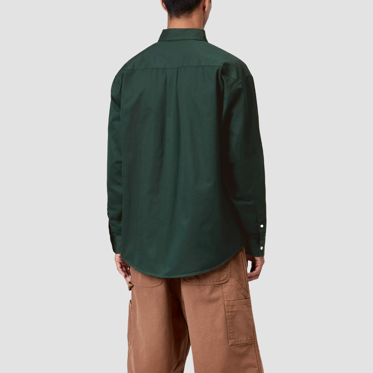 Carhartt WIP OG Madison Longsleeve Shirt Dark Scarab