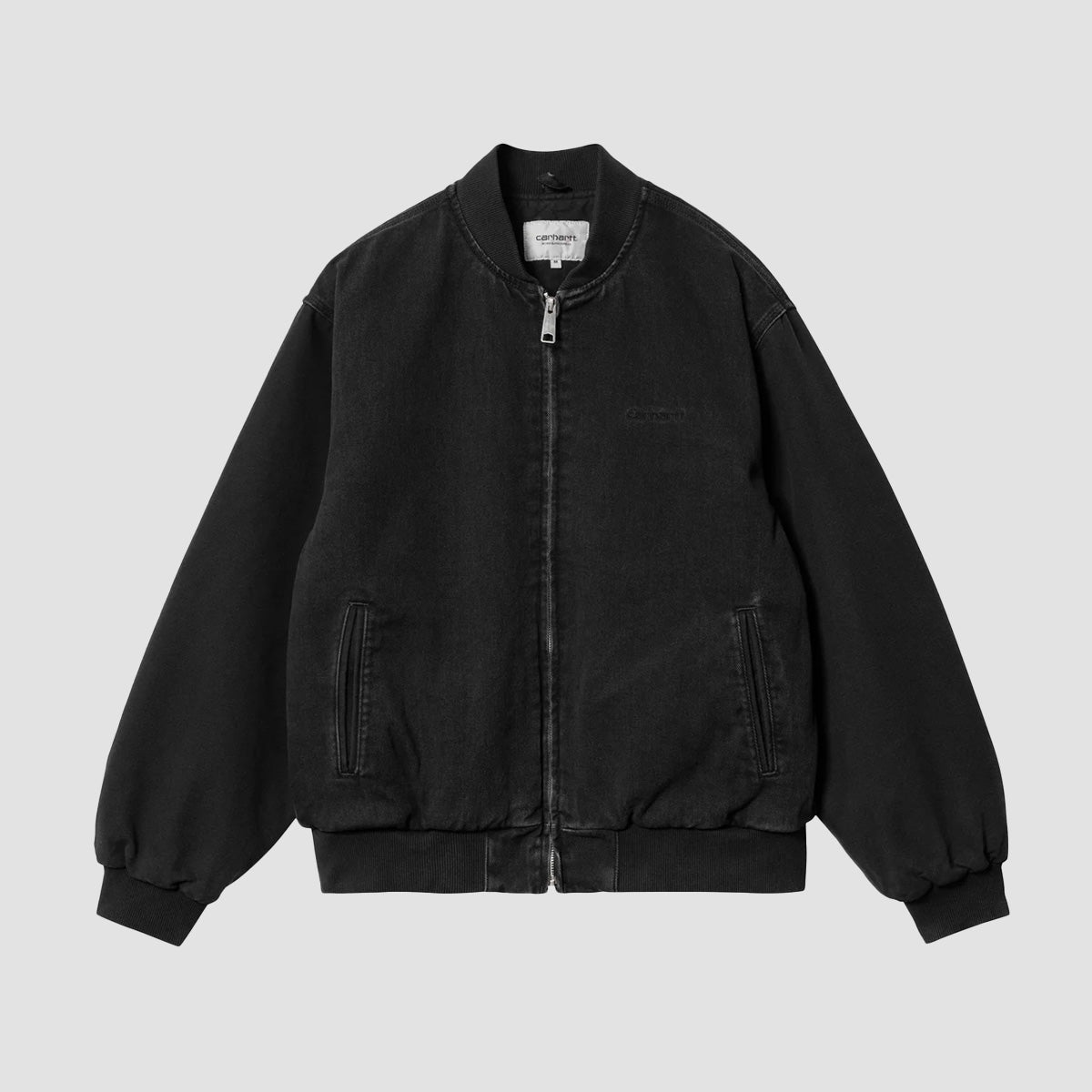 Carhartt WIP Paxon Bomber Black/Black Stone Washed
