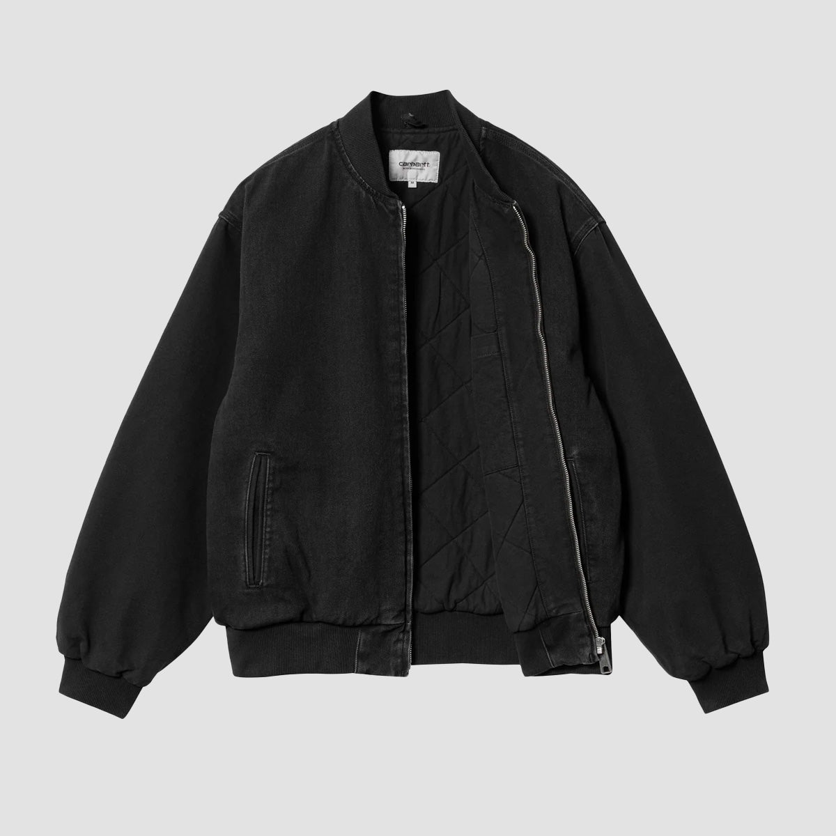 Carhartt WIP Paxon Bomber Black/Black Stone Washed