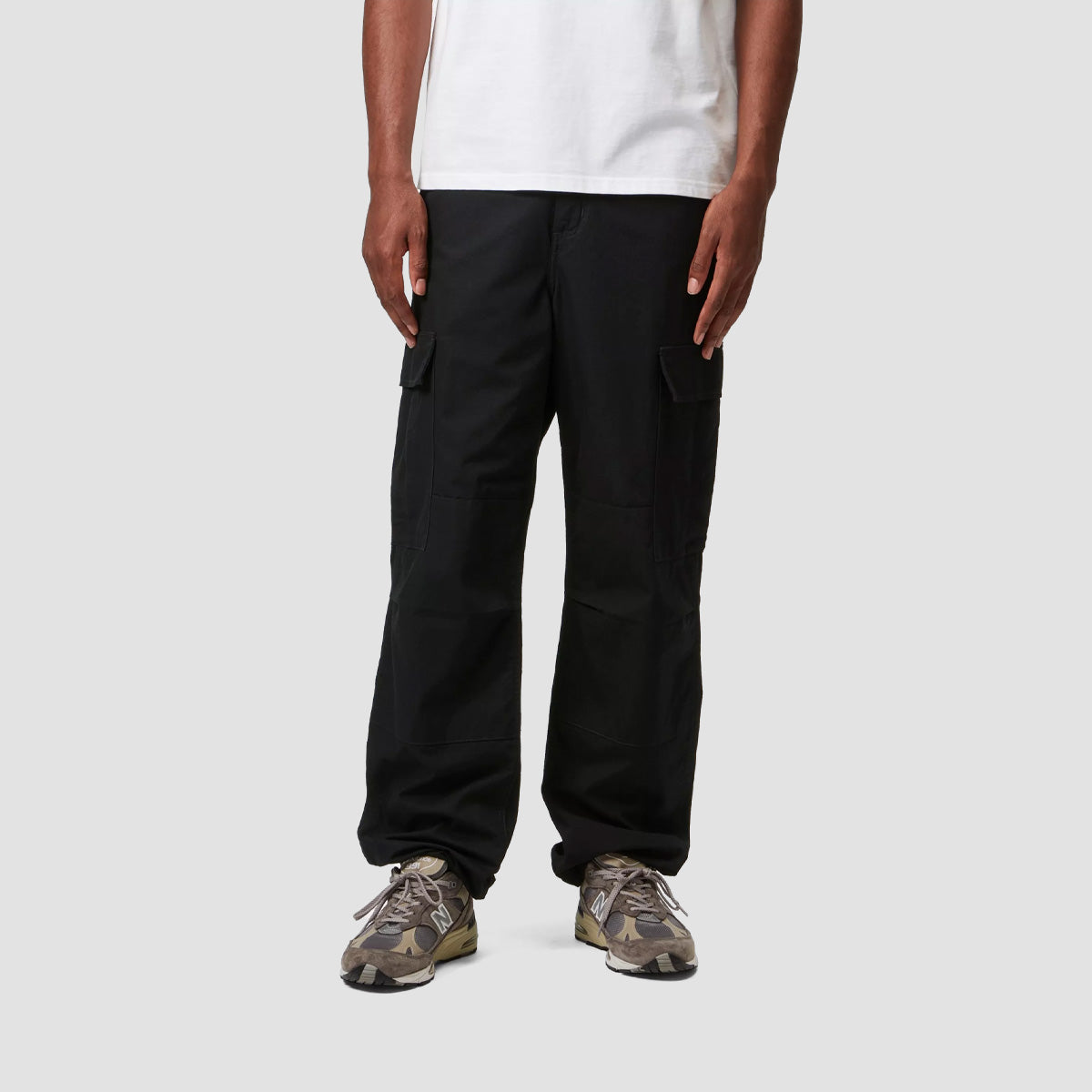 Carhartt WIP Regular Cargo Pants Black Rinsed