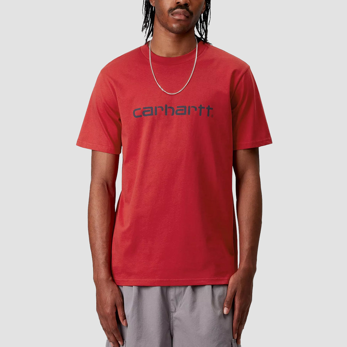 Carhartt WIP Script T-Shirt Cherry/Space
