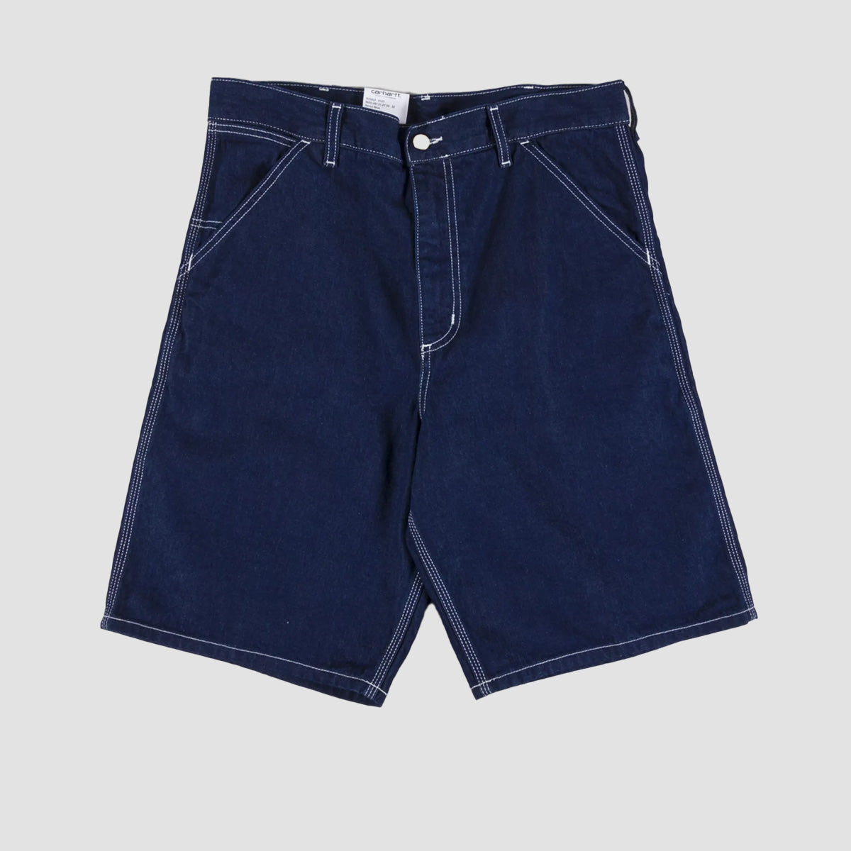 Carhartt WIP Simple Denim Shorts Blue One Wash