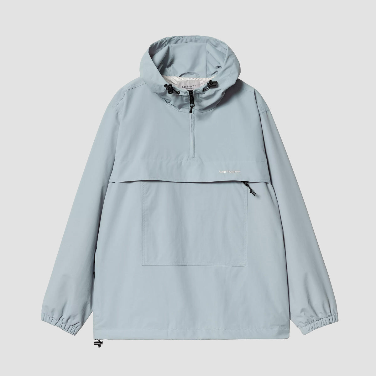 Carhartt WIP Windbreaker Pullover Jacket Frosted Blue/White