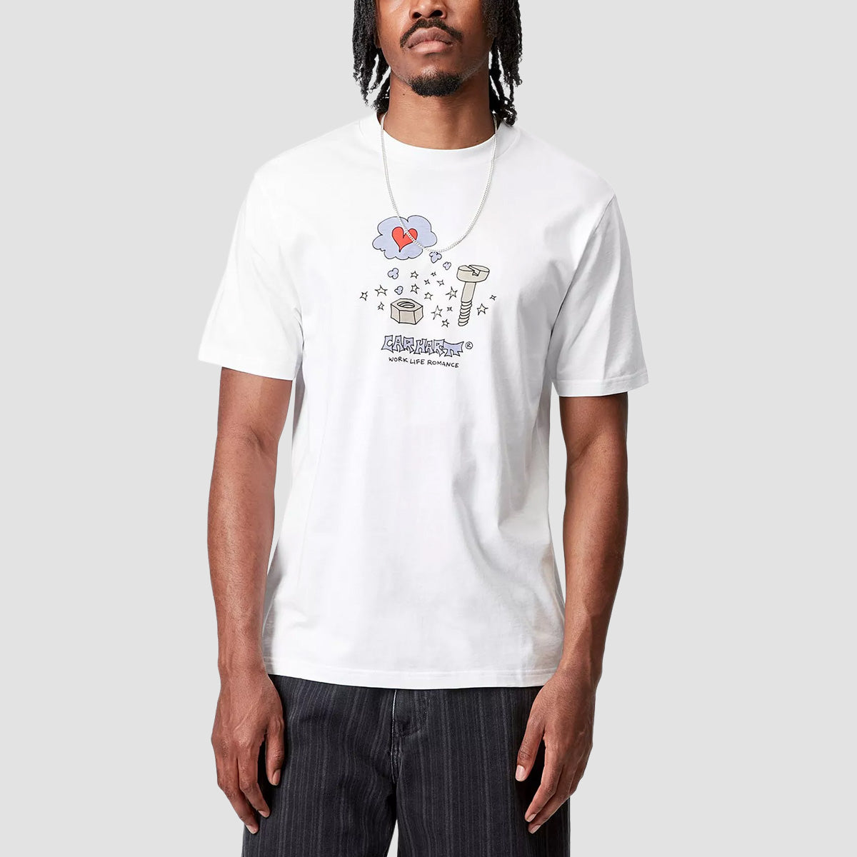 Carhartt WIP Work Life Romance T-Shirt White