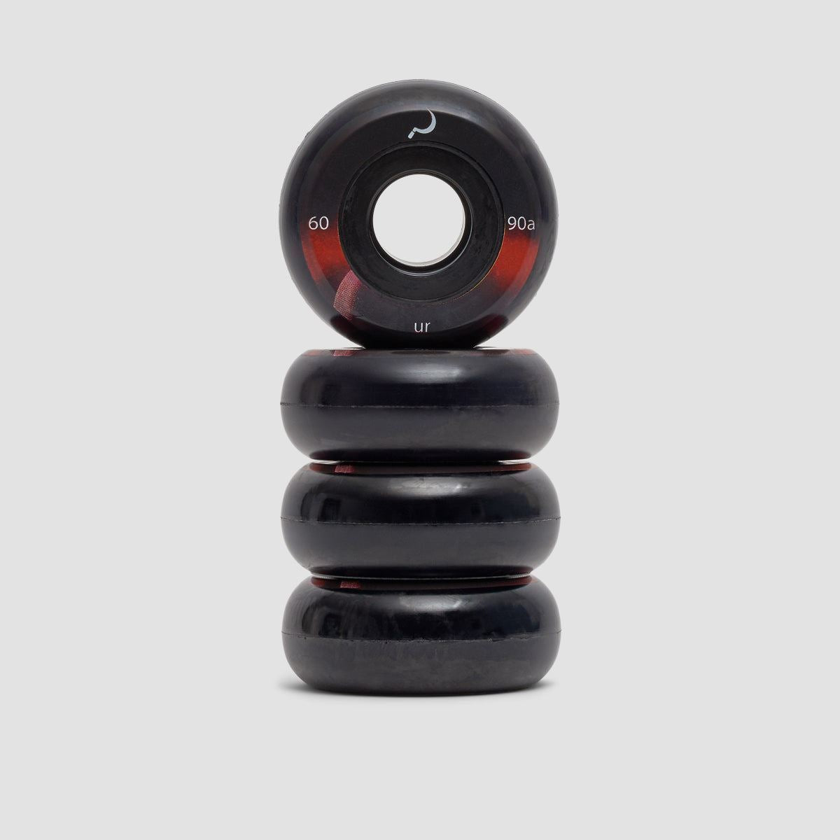 Ground Control UR Scorched 90A Aggressive Inline Wheels x4 Black 60mm