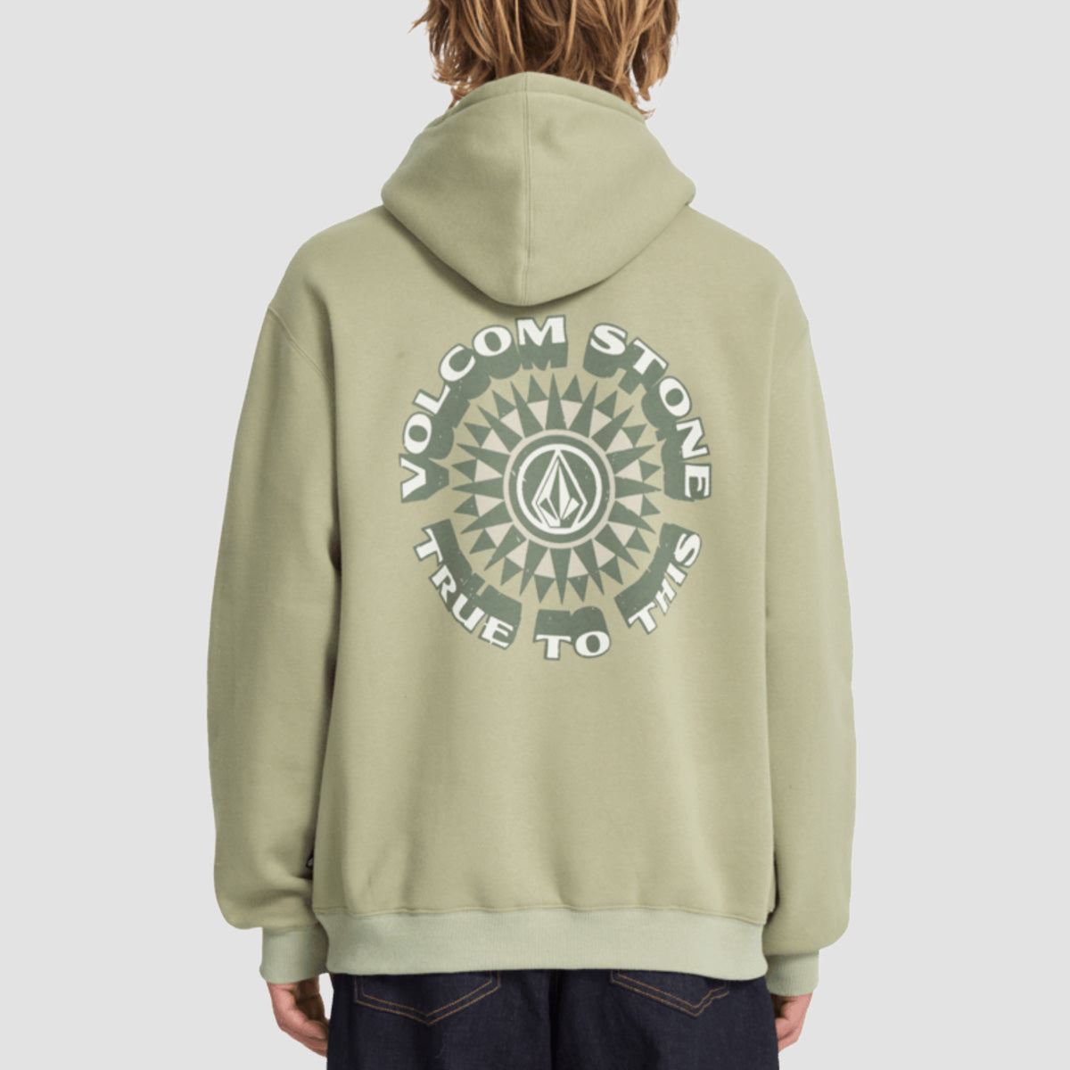 Volcom Watanite Pullover Hoodie Green Tea