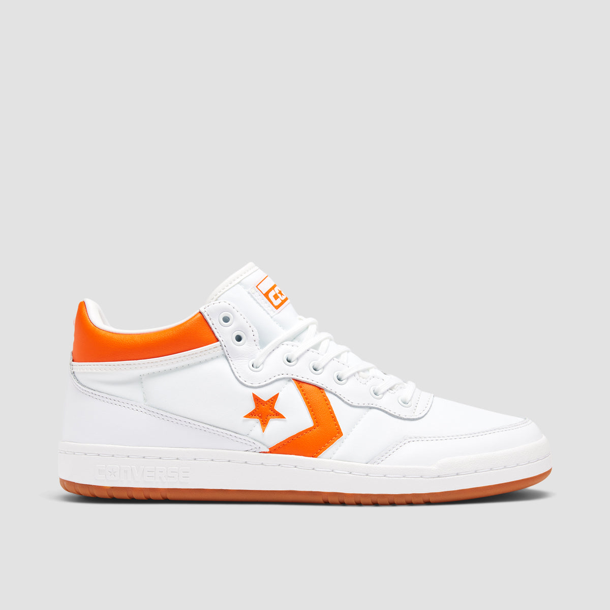 Converse Fastbreak Pro Mid Top Shoes White Orange White