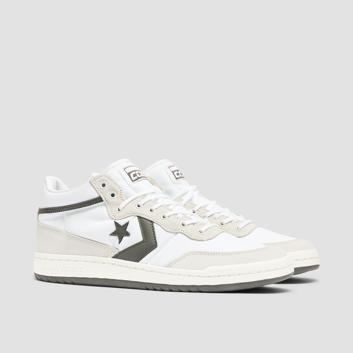 Converse Fastbreak Pro Mid Top Shoes - White/Vaporous Grey/Origin Story