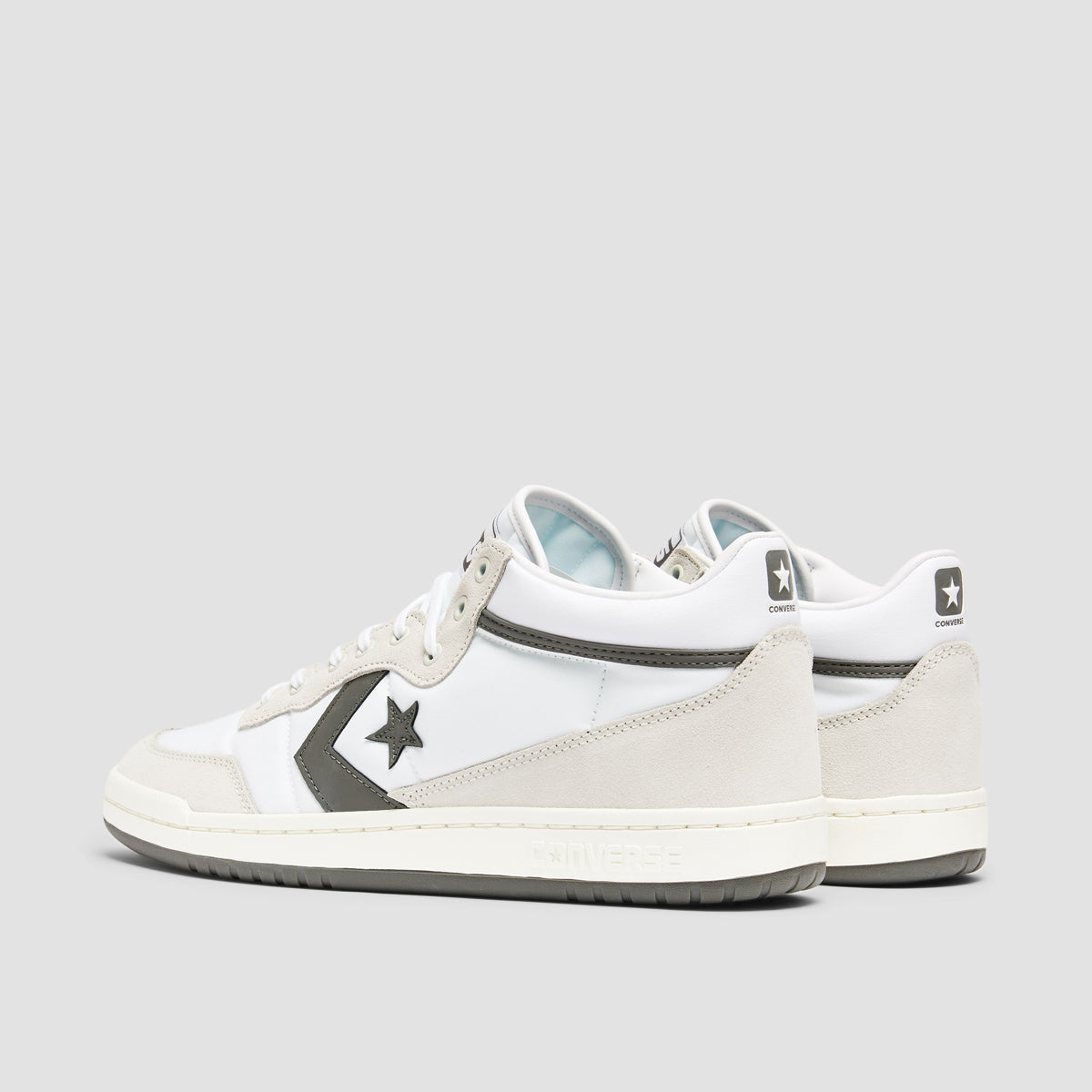 Converse Fastbreak Pro Mid Top Shoes - White/Vaporous Grey/Origin Story