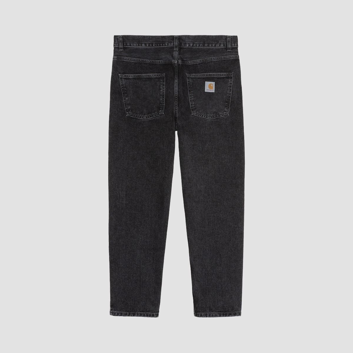 Carhartt WIP Newel Relaxed Tapered Jeans Black Stone Washed