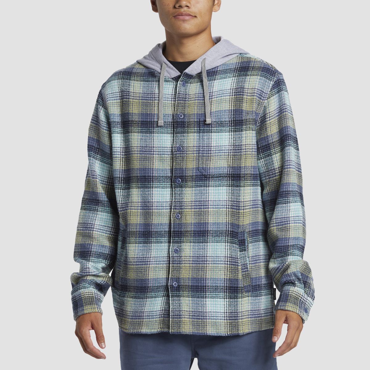 Mens flannel shirt with hoodie online