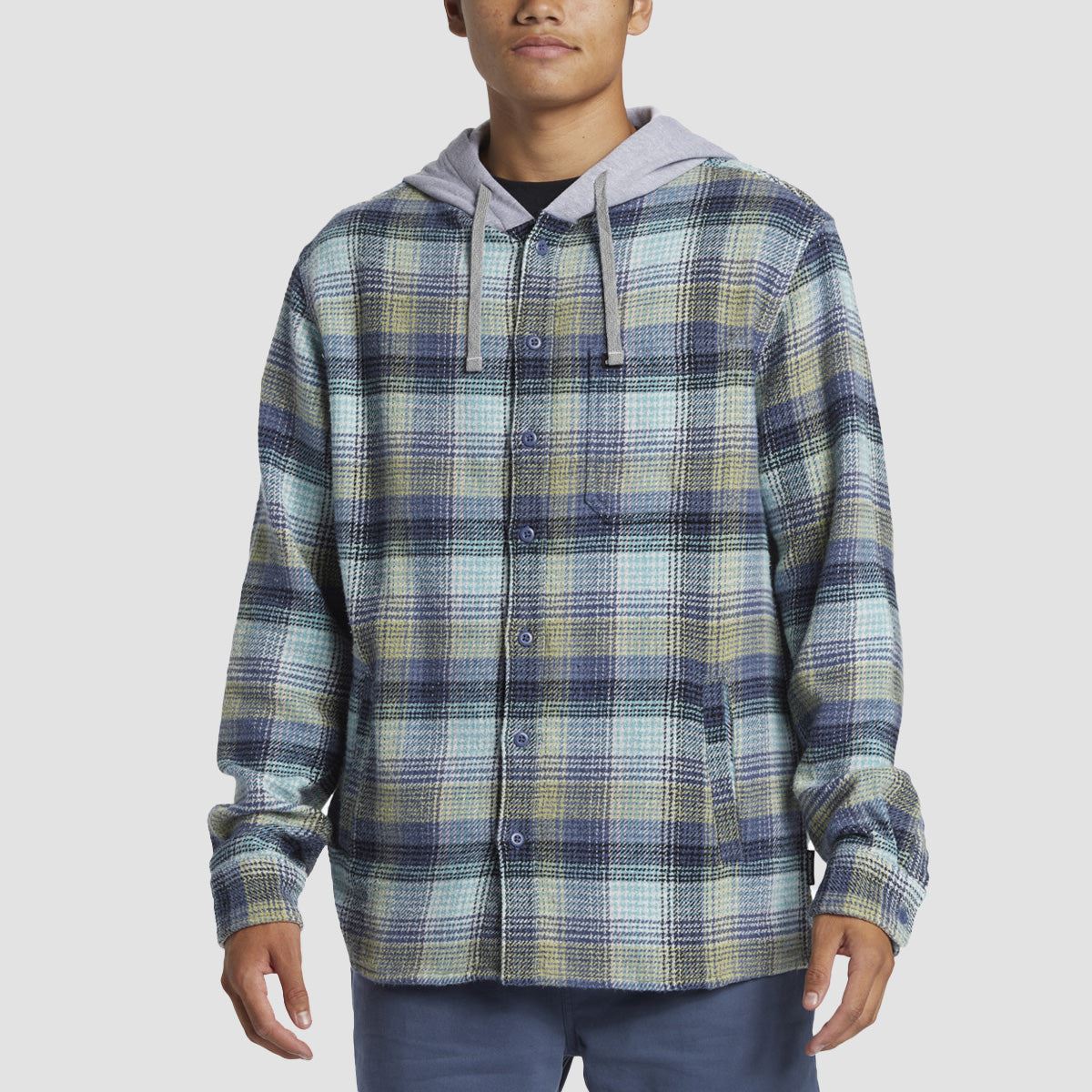 Quiksilver Baja Blue Button Shirt