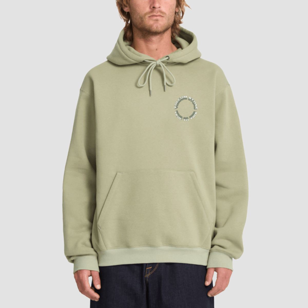 Volcom Watanite Pullover Hoodie Green Tea