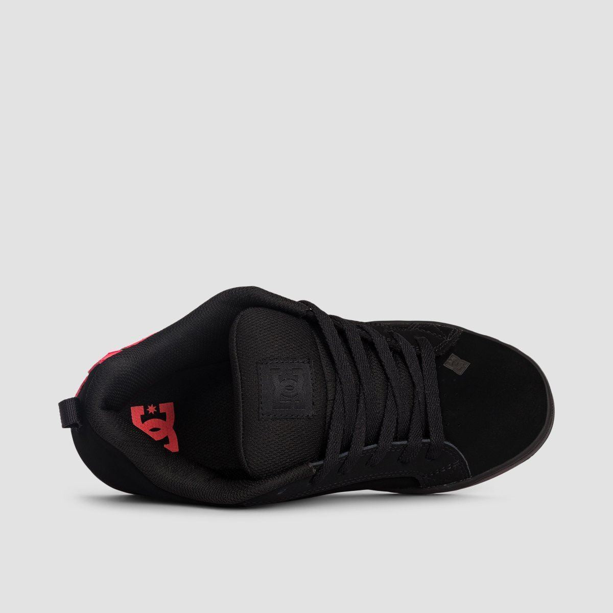 DC Court Graffik Shoes - Black/Hot Pink - Womens