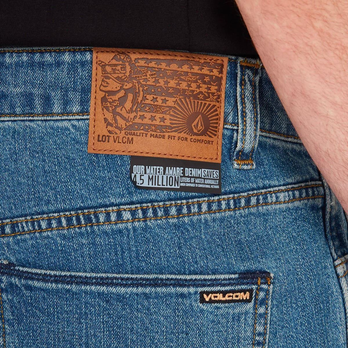 Volcom Modown Relaxed Fit Jeans Aged Indigo