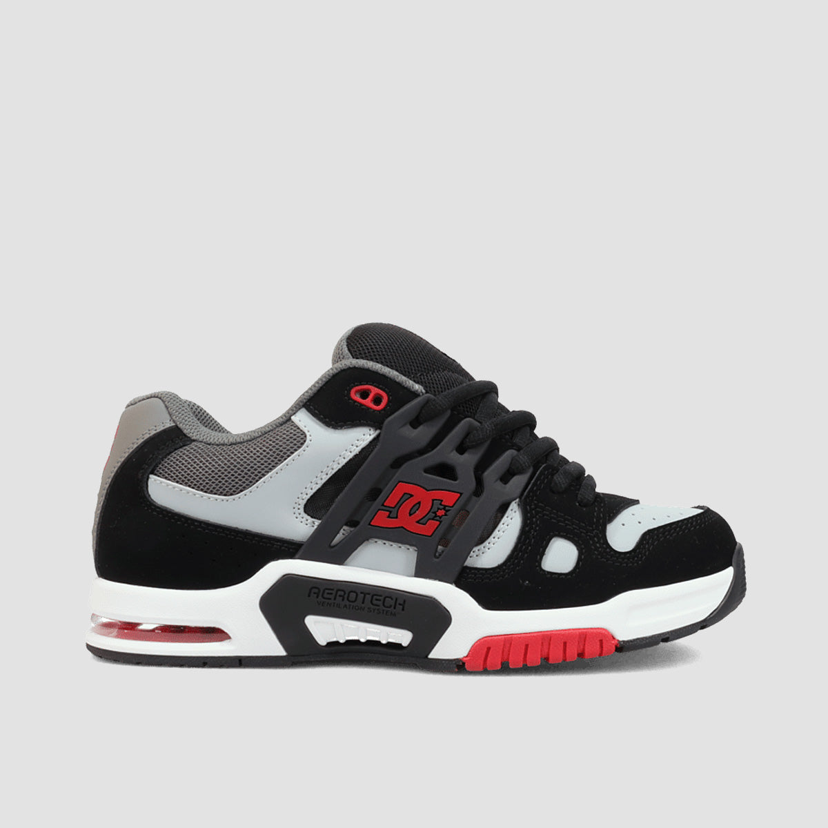 DC AT-2 Shoes - Black/Grey/Red