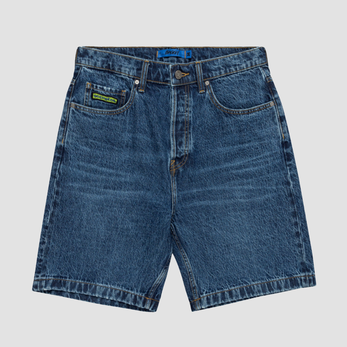 DC Baggy Denim Shorts Stone Indigo