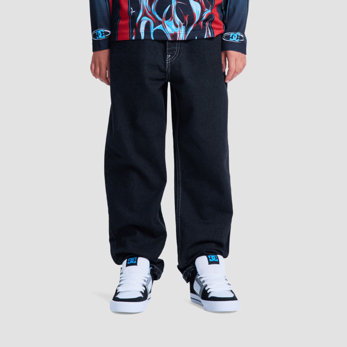 DC Baggy Jeans Black Tint - Kids