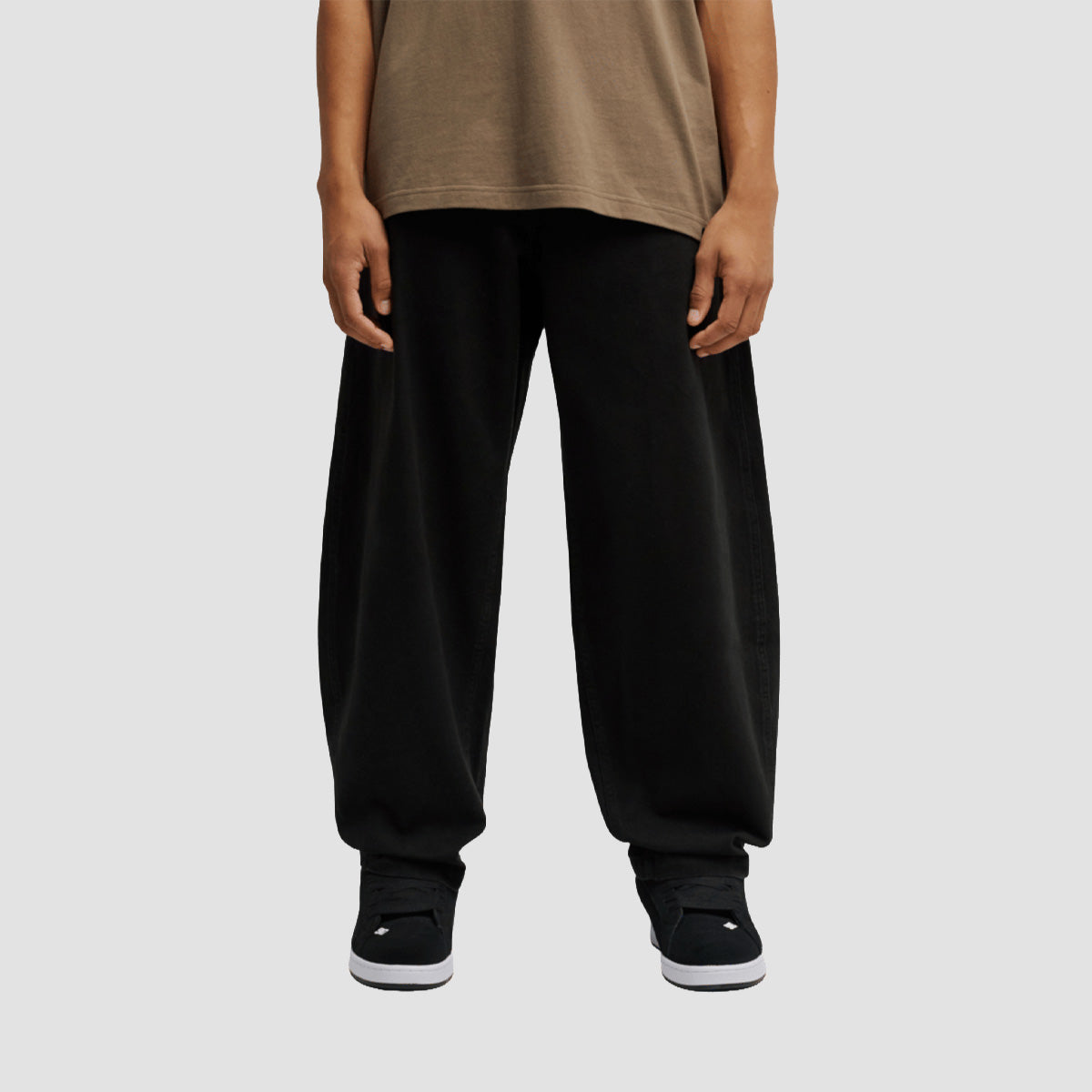 DC Barrel Fit Canvas Trousers Black
