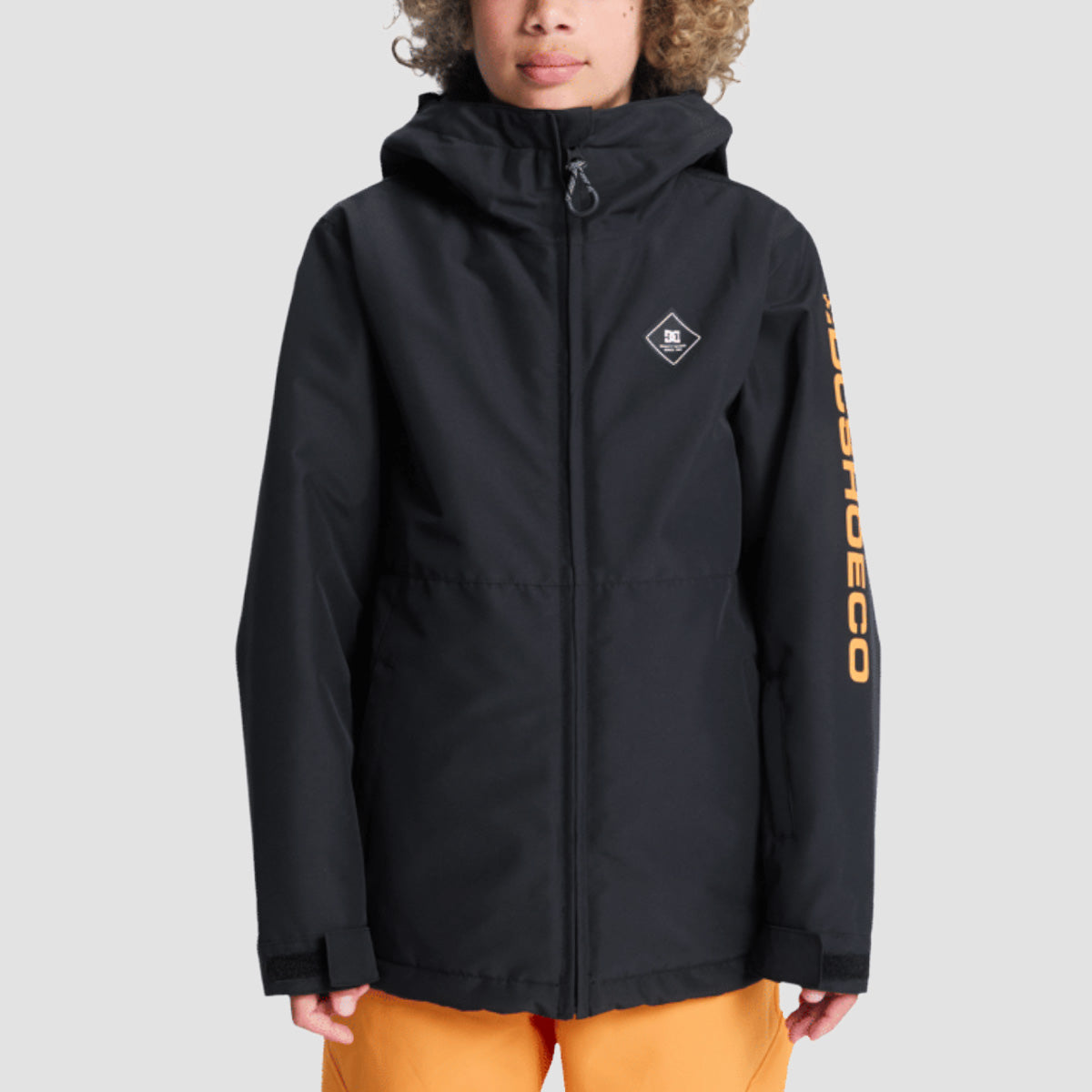 DC Basis 10K Snow Jacket Black/Orange Pop - Kids