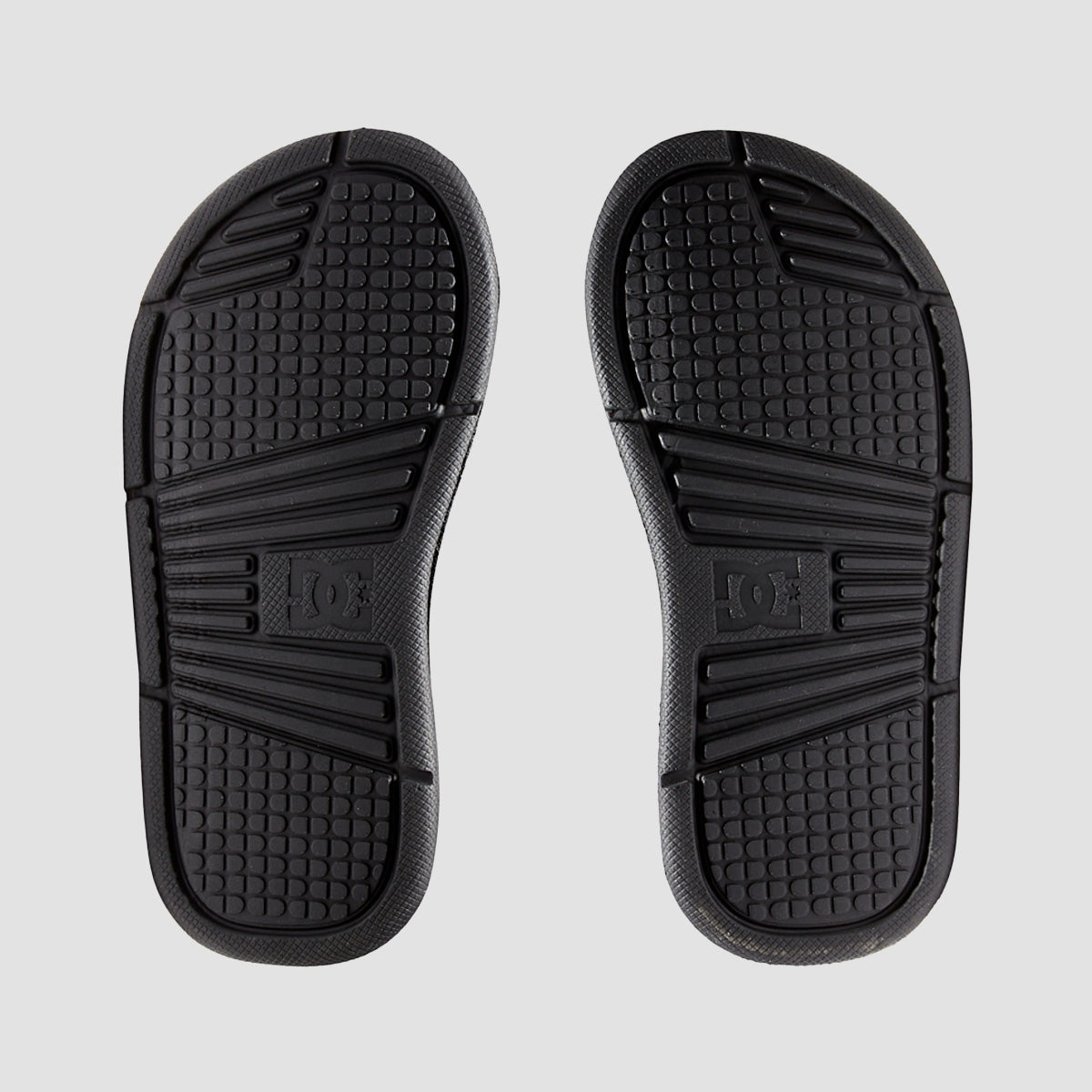 DC Bolsa Slide Sandals - Black/White - Kids