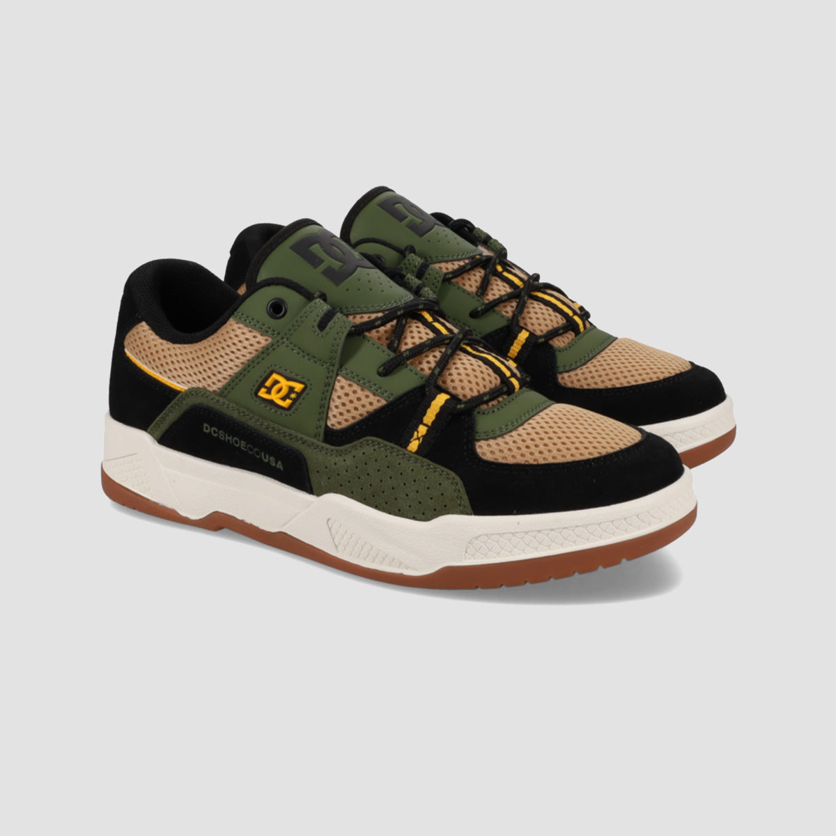 DC Construct Shoes - Brown/Olive