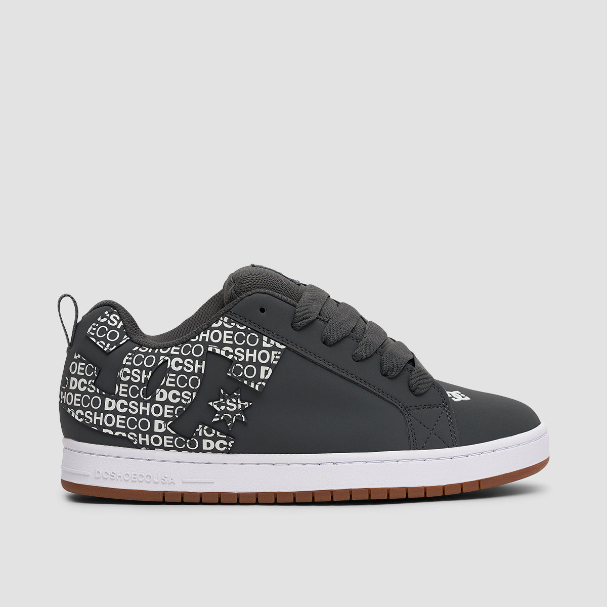 DC Court Graffik Shoes - Dark Grey/White