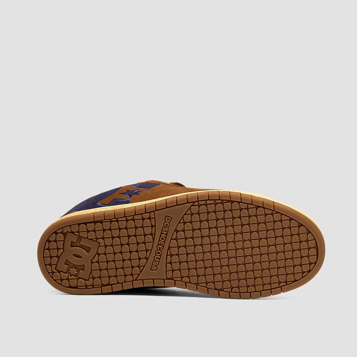 DC Court Graffik Shoes - Brown/Tan/Navy
