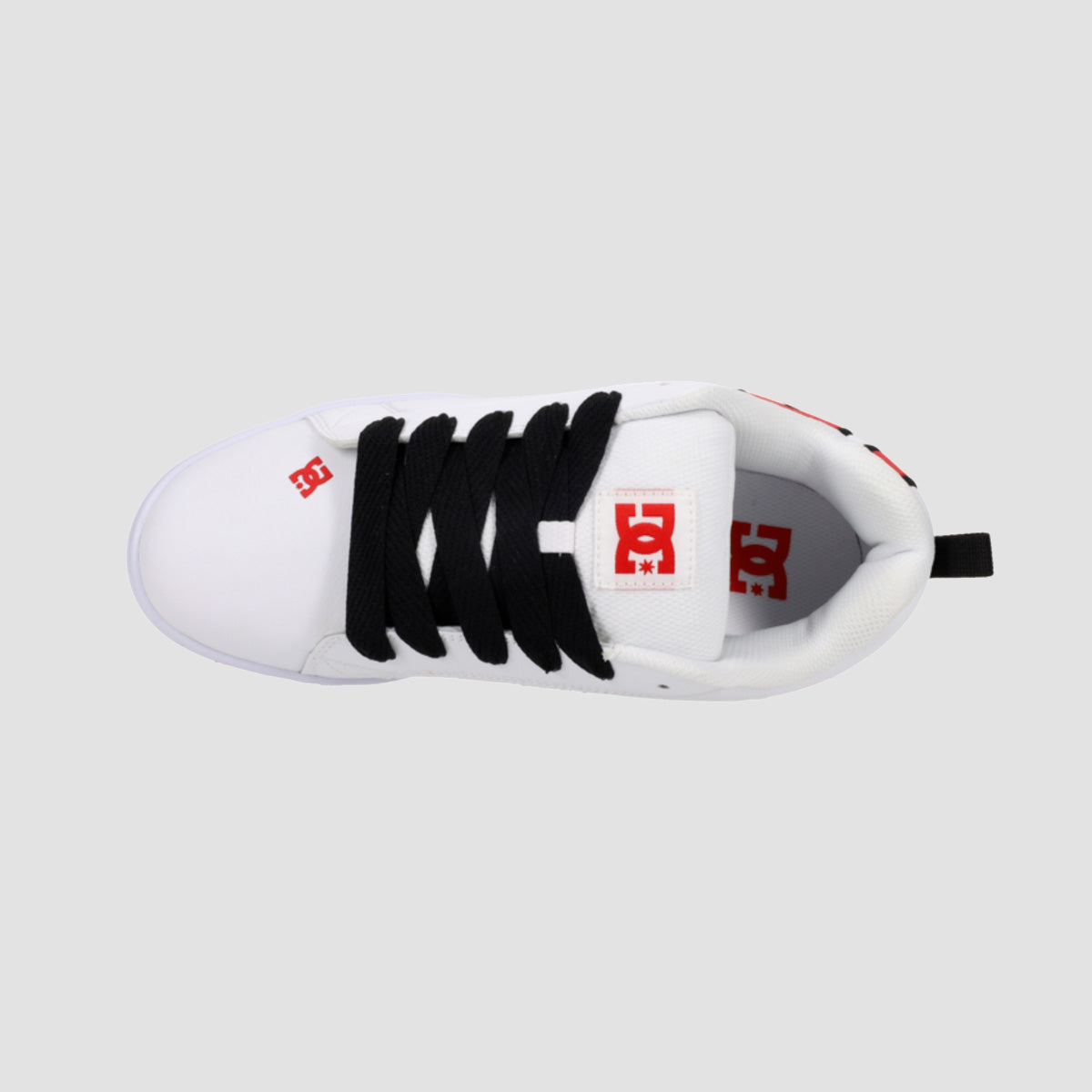 DC Court Graffik Shoes - White/Red/Black