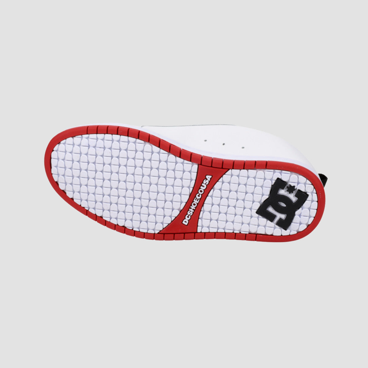 DC Court Graffik Shoes - White/Red/Black