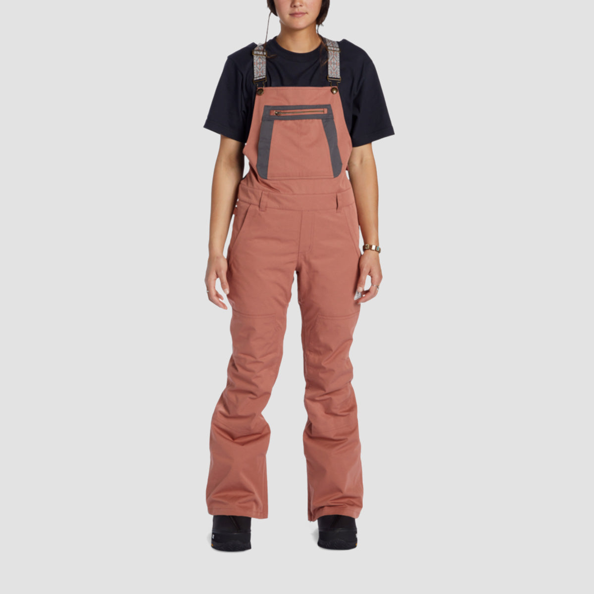 DC Crusade Bib Snow Pants Cedar Wood - Womens