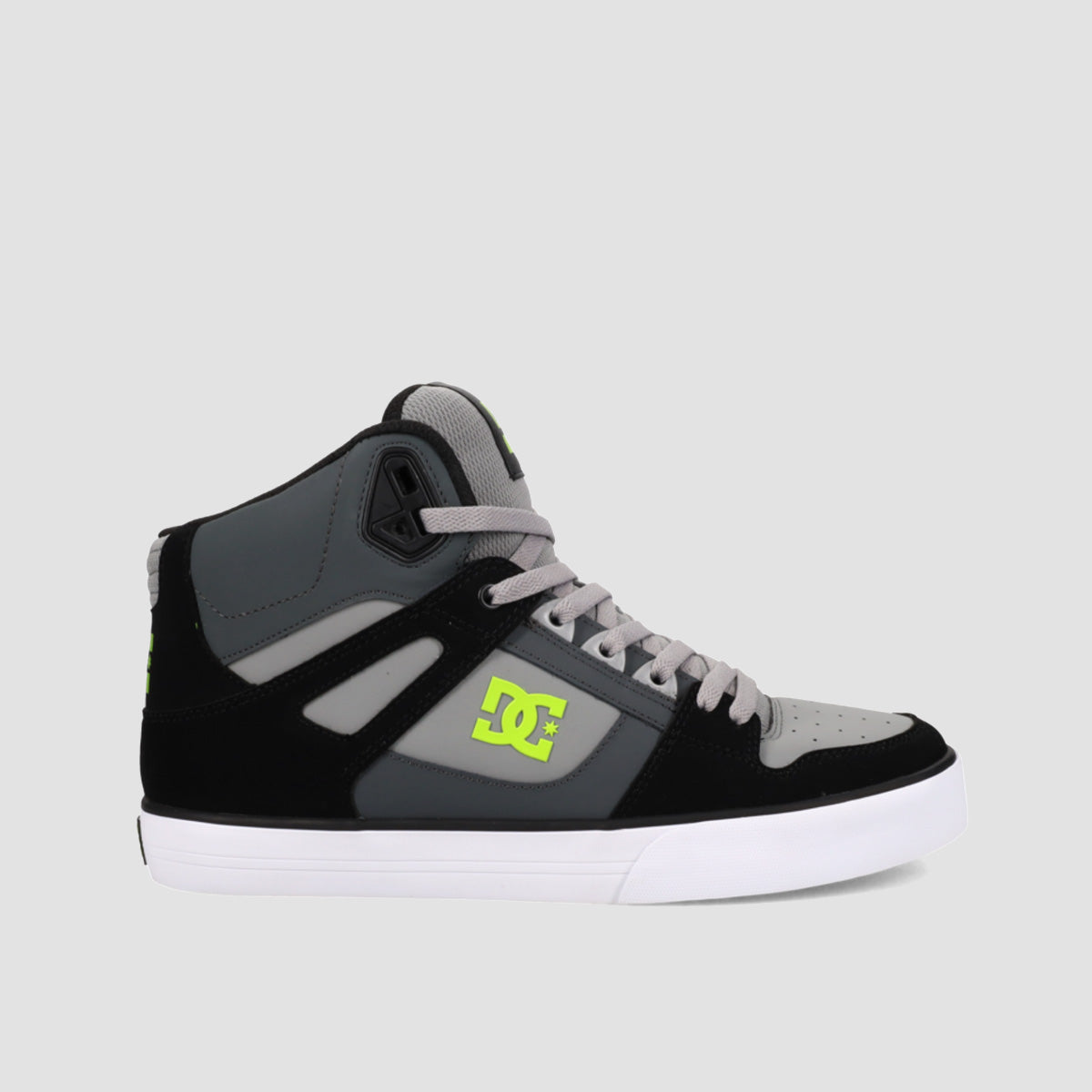 DC DC Pure High-Top WC Shoes - Black/Lime