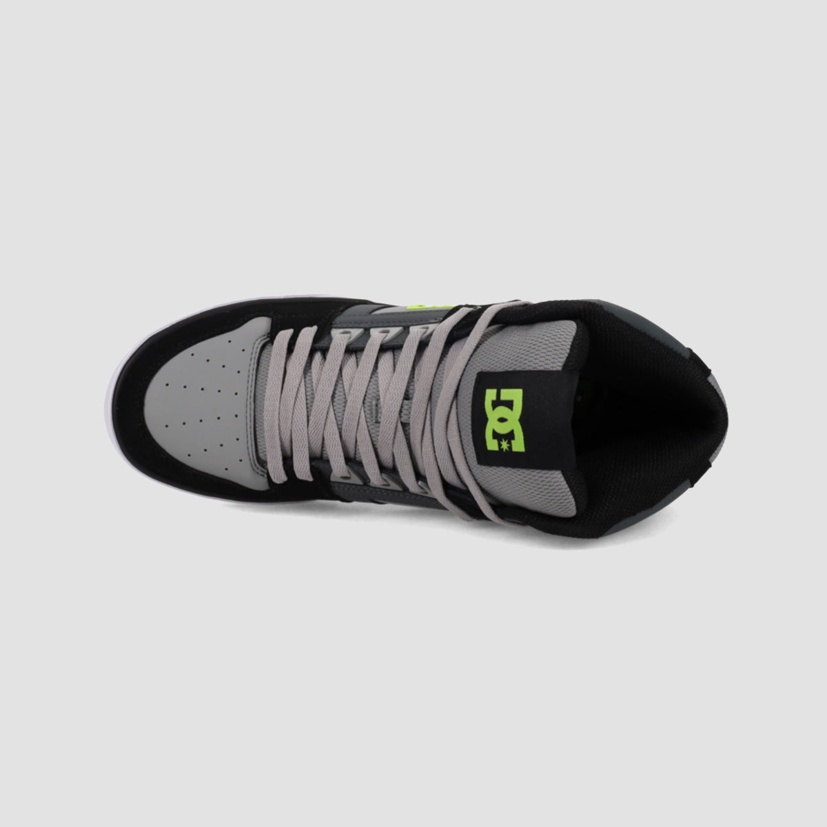 DC DC Pure High-Top WC Shoes - Black/Lime