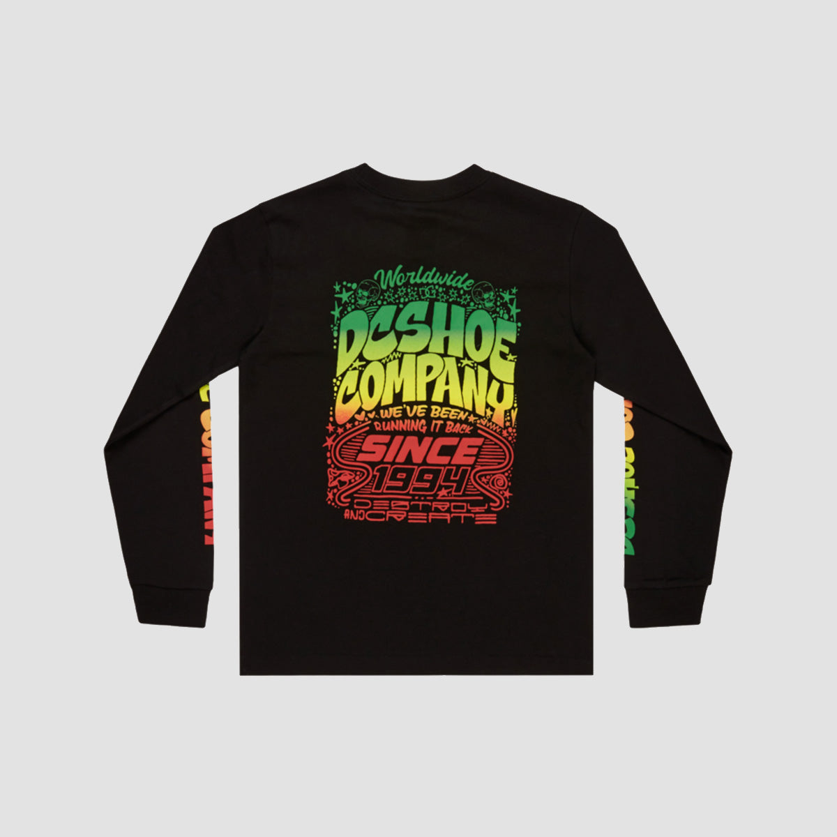 DC Hot Box Longsleeve T-Shirt Black - Kids