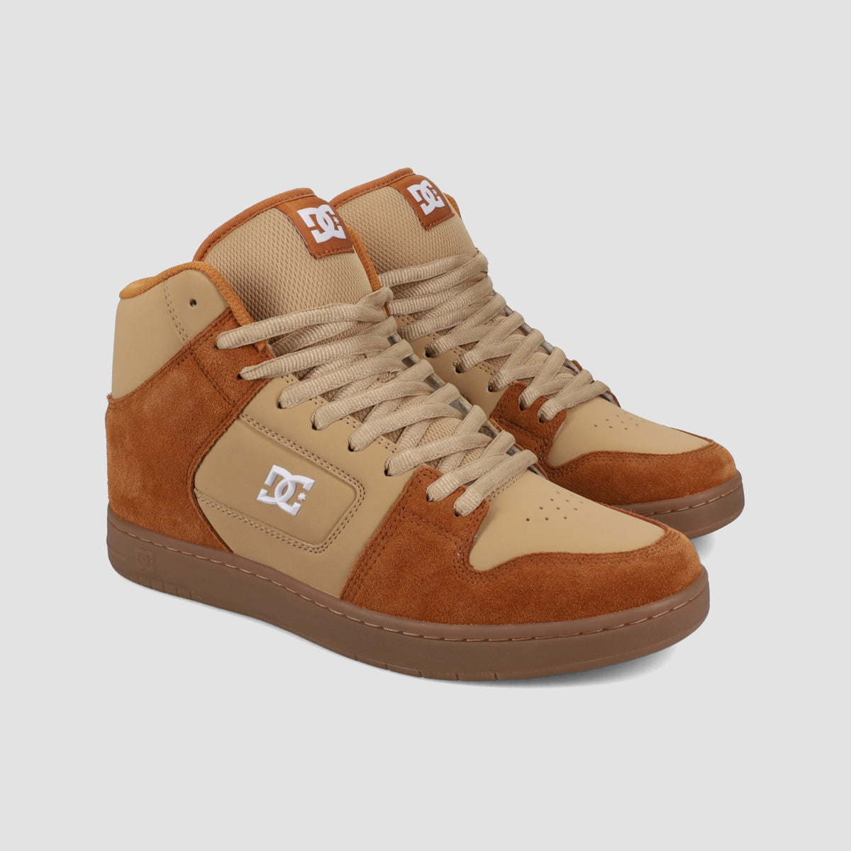 DC Manteca 4 Hi S High Top Shoes - Brown/Gum