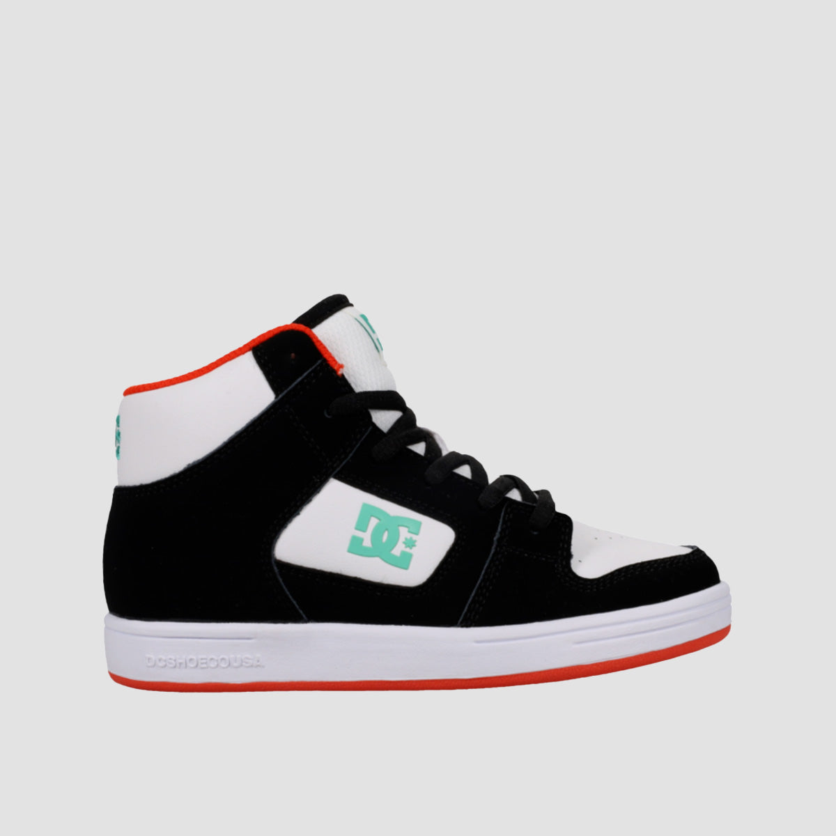DC Manteca 4 Hi Top Shoes - Black/Green/Orange - Kids